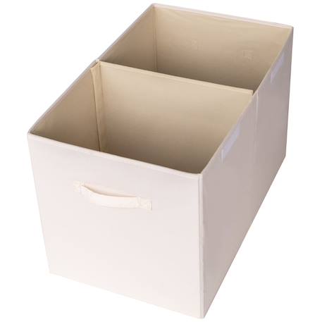 Coffre à jouets Ecru+Gris+Rose+Vert d'eau 2 - vertbaudet enfant 