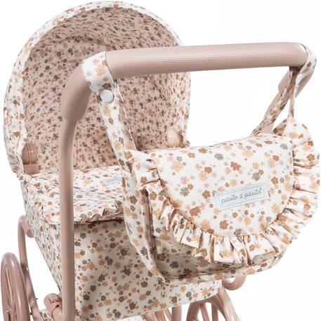 Landau pour poupée grandes roues somerset Blanc, rose, marron 4 - vertbaudet enfant 