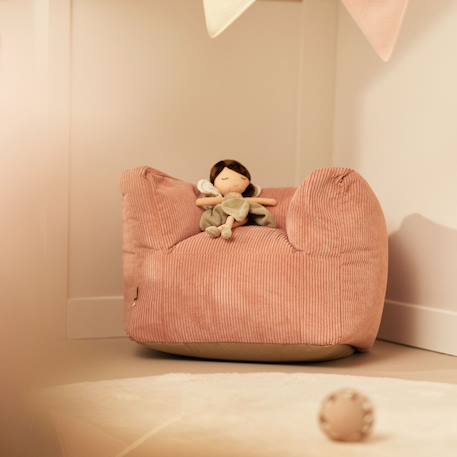 Fauteuil pouf enfant Beige+Beige, écru+Rose+Vert d'eau 17 - vertbaudet enfant 