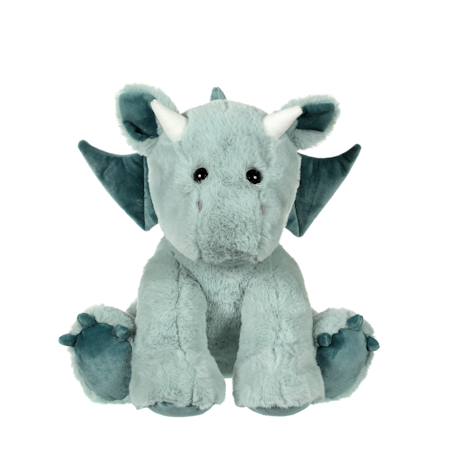 Peluche - peluche dragon trendy, vert d'eau, 30 cm Vert 3 - vertbaudet enfant 