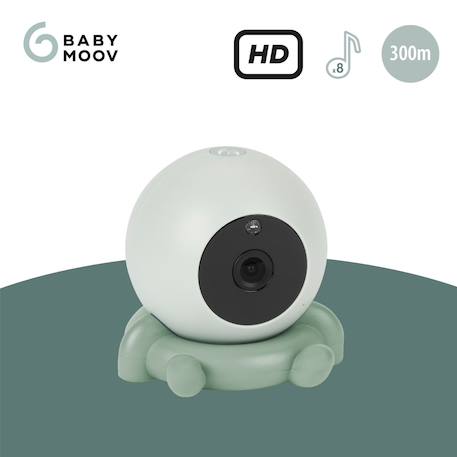 Caméra additionnelle HD Babyphone vidéo Yoo Go+, batterie rechargeable, longue autonomie, faible emission d'ondes Vert d'eau, noir 2 - vertbaudet enfant 