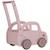 Chariot de marche voiture en bois rose Rose 4 - vertbaudet enfant 