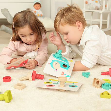 Eco activité écrous et boulons VIOLET 5 - vertbaudet enfant 