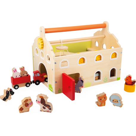 Ferme en bois fsc Multicolore 3 - vertbaudet enfant 
