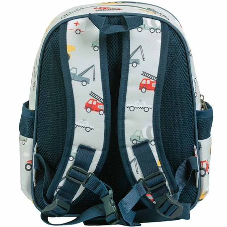 Sac à dos avec poche isotherme espace Bleu+Bleu foncé, rouge+Bleu, jaune, rouge+Gris, vert, jaune+Noir, vert, blanc+Rose, blanc+Vert+Violet, blanc, rose 13 - vertbaudet enfant 