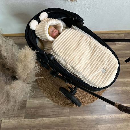 Chancelière d'hiver plushy cuban sand Ecru 5 - vertbaudet enfant 
