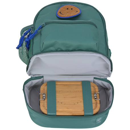 Mini sac à dos carré little gang khaki clair Vert foncé 3 - vertbaudet enfant 