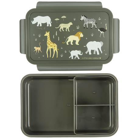 Lunch box Vert, gris, jaune 6 - vertbaudet enfant 