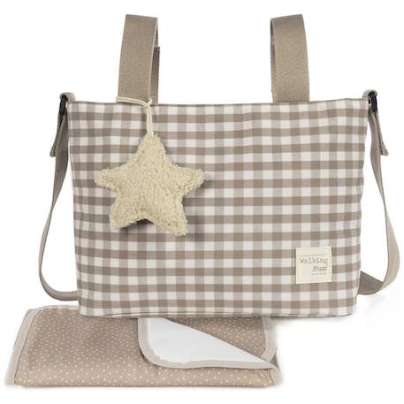 Sac à poussette crossbody caetana sand Beige+Vert 4 - vertbaudet enfant 