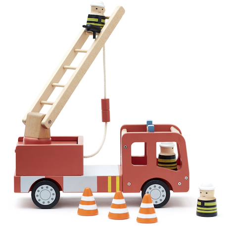 Camion de pompiers rouge Rouge 4 - vertbaudet enfant 