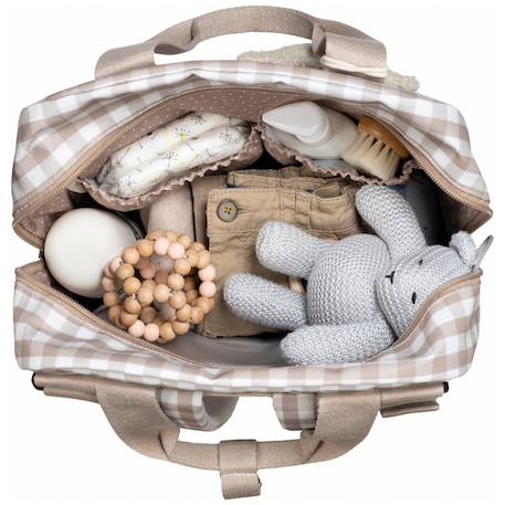 Sac à dos caetana sand Beige+Vert 4 - vertbaudet enfant 