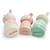 Figurines famille de lapin Rose, vert, blanc 2 - vertbaudet enfant 