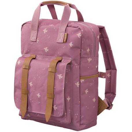 Sac à dos enfant swallow Bleu, beige, marron+Ecru, marron, rouge+Marron, blanc+Violet, marron, rose 16 - vertbaudet enfant 