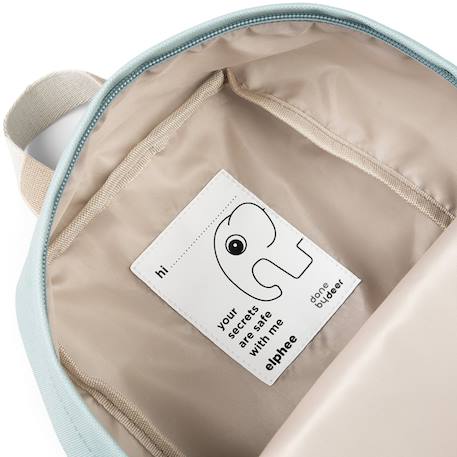 Sac à dos enfant canvas elphee bleu Bleu 4 - vertbaudet enfant 