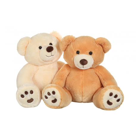 Peluche - peluche ours patachon crème - 80 cm Beige 2 - vertbaudet enfant 
