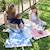 Tapis à langer matelassé oatfield Marron, blanc, bleu 3 - vertbaudet enfant 