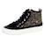 Baskets basses  à lacets  velours Negro 2 - vertbaudet enfant 