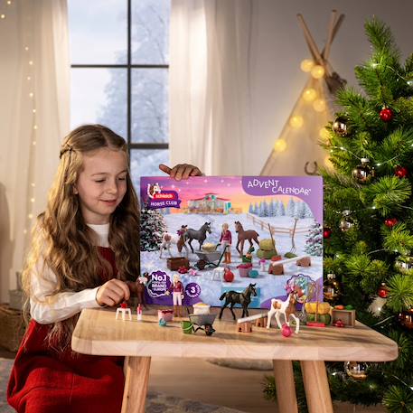 Calendrier de l'avent horse club 3 Violet 3 - vertbaudet enfant 
