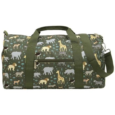 Sac de voyage savane Vert, écru, jaune 2 - vertbaudet enfant 