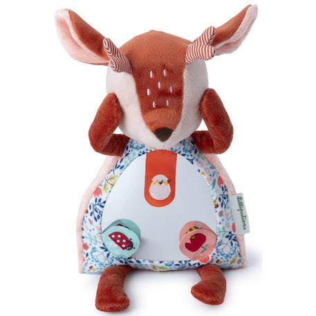 Peluche d'activités coucou Bleu, jaune+Rose, écru, bleu 9 - vertbaudet enfant 