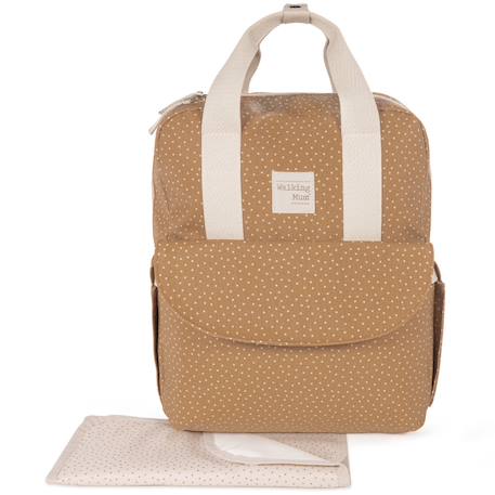 Sac à dos à pois poppy cannelle Cannelle, écru 3 - vertbaudet enfant 