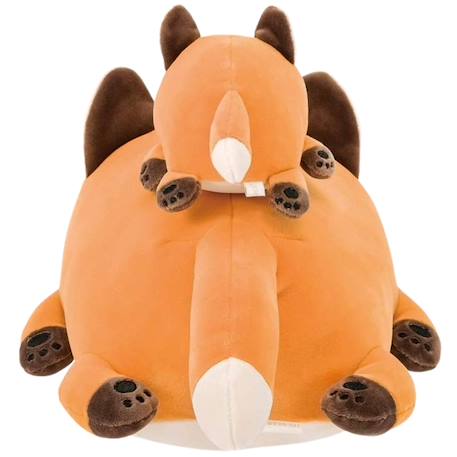 Porte-clé peluche nemu nemu konta le renard (11 cm) Orange, marron, écru 3 - vertbaudet enfant 
