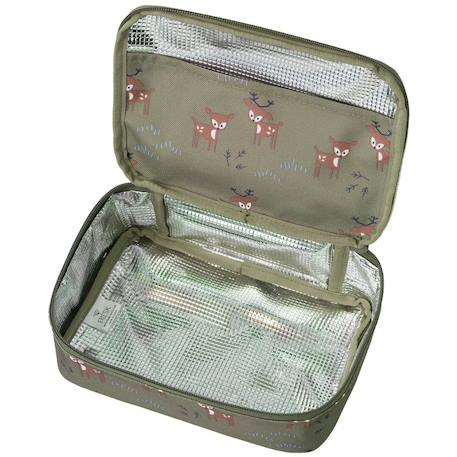 Lunch bag isotherme seahorse (2,5 l) Blanc+Bleu, beige, marron+Ecru, marron, rouge+Marron, blanc+Olive, marron,blanc+Rose hippocampe+Vert+Vert clair+Vert crocodile 16 - vertbaudet enfant 