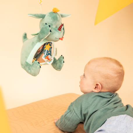 Peluche d'activités coucou Bleu, jaune+Rose, écru, bleu 4 - vertbaudet enfant 