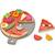 Pizza Rouge, vert, beige 2 - vertbaudet enfant 