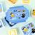 Lunch box pirates Bleu, noir, jaune 3 - vertbaudet enfant 