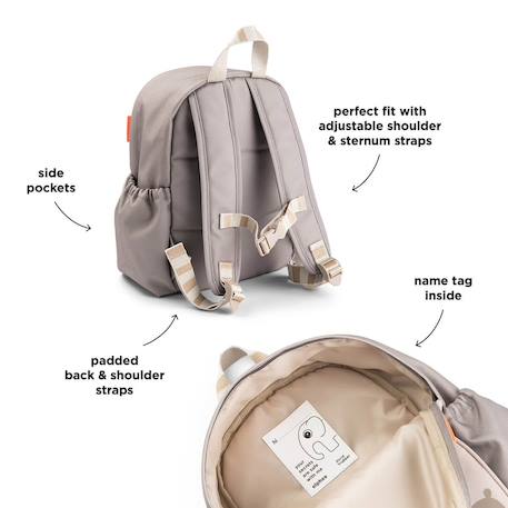 Sac à dos enfant celebration sable Sable 5 - vertbaudet enfant 