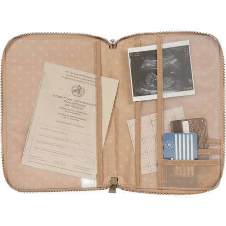 Protège carnet de santé somerset Blanc, rose, marron 4 - vertbaudet enfant 