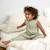 Combinaison pour dormir Vert olive, blanc 4 - vertbaudet enfant 