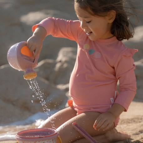 T-shirt de bain anti-uv manches longues Rose 3 - vertbaudet enfant 
