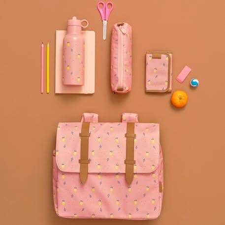 Cartable a4 maternelle summer fruit Rose, jaune, bleu 4 - vertbaudet enfant 