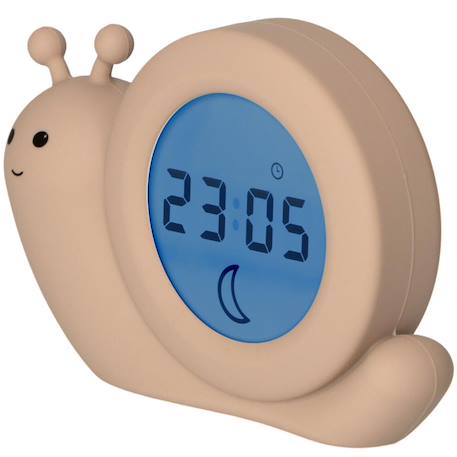 Réveil éducatif escargot simon vert Taupe+Vert 2 - vertbaudet enfant 