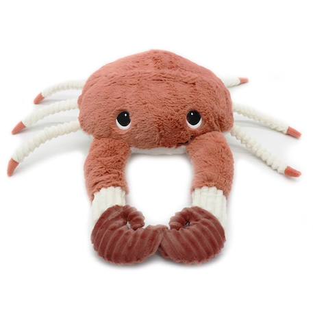 Peluche cassecou le crabe et son bébé terracotta (39 cm) Orange, blanc, noir 3 - vertbaudet enfant 