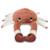 Peluche cassecou le crabe et son bébé terracotta (39 cm) Orange, blanc, noir 3 - vertbaudet enfant 