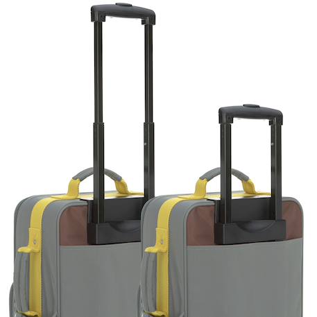 Valise à roulettes bus adventure Gris, bleu clair, moutarde+Vert foncé 5 - vertbaudet enfant 