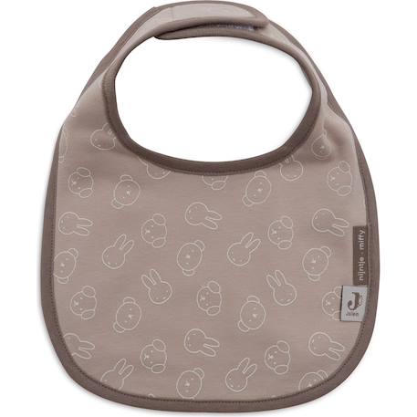 Lot de 5 bavoirs imperméables miffy and friends Beige, marron+Bleu, marron, écru+Ecru, marron, rose 5 - vertbaudet enfant 