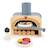 Four à pizza en bois Beige, rouge, rose 2 - vertbaudet enfant 