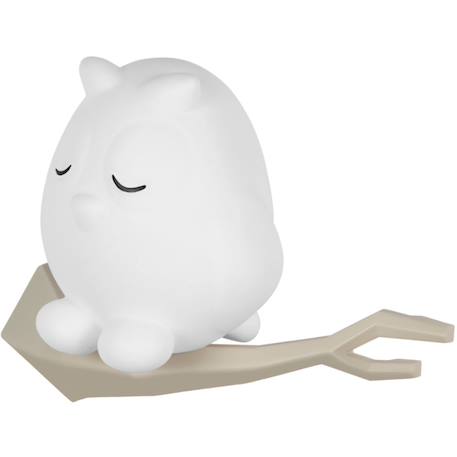 Veilleuse murale tactile oscar le hibou (24 cm) Blanc, noir 6 - vertbaudet enfant 