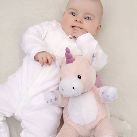 Peluche bruit blanc lovelight lily la licorne Rose, blanc 5 - vertbaudet enfant 