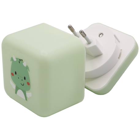 Veilleuse nomade cube b Blanc, bleu+Blanc, vert+Orange+Rose+Vert 27 - vertbaudet enfant 