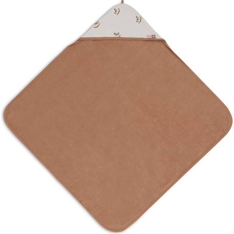 Cape de bain nostalgic ride (75 x 75 cm) Ecru, maron 3 - vertbaudet enfant 