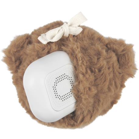Peluche bruit blanc à suspendre lou beige (8 cm) Avoine+Beige, noir+Marron, noir 15 - vertbaudet enfant 