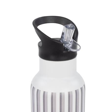 Gourde isotherme botton bandes (500 ml) Beige 3 - vertbaudet enfant 