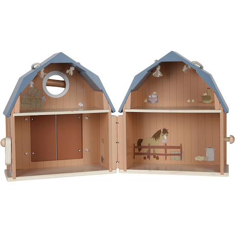 Ferme en bois little farm Multicolore 5 - vertbaudet enfant 