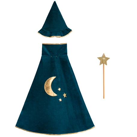 Kit magicien bleu canard (3-10 ans) Vert, doré 2 - vertbaudet enfant 