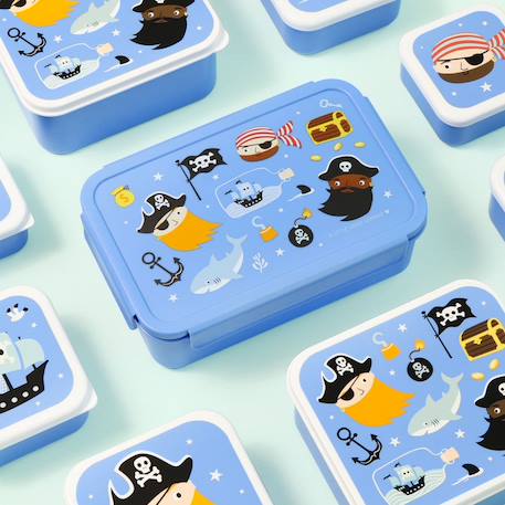 Lunch box pirates Bleu, noir, jaune 4 - vertbaudet enfant 